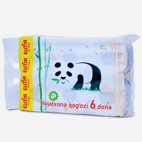 Panda Asian to'plami Elma 6 tualet qog'ozi
