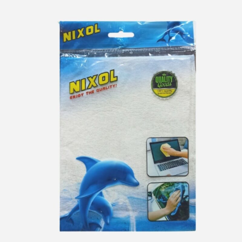 Universal latta-salfetka Nixol delfin, shisha, uy va mashina tozalash uchun