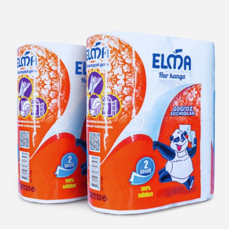 Бумажные полотенца Еlma 2 qavat
